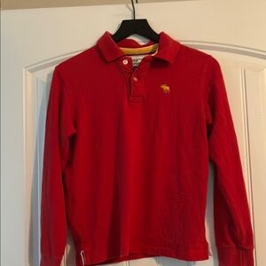 Abercrombie Kids Red Polo Shirt